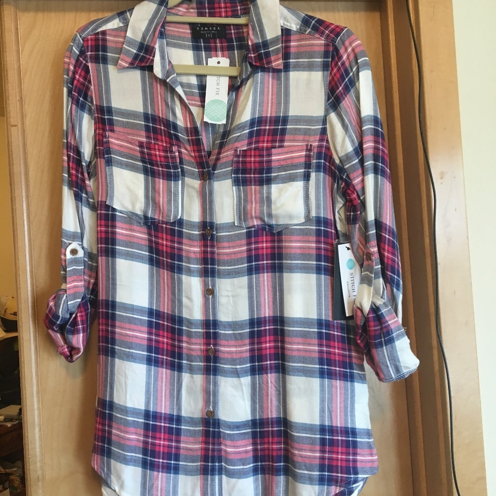 Tinsel - Hattie Button Down Top